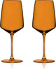 Viski Reserve Nouveau Weinglas – Kristall – 650 ml – 2 Stück – Bernstein