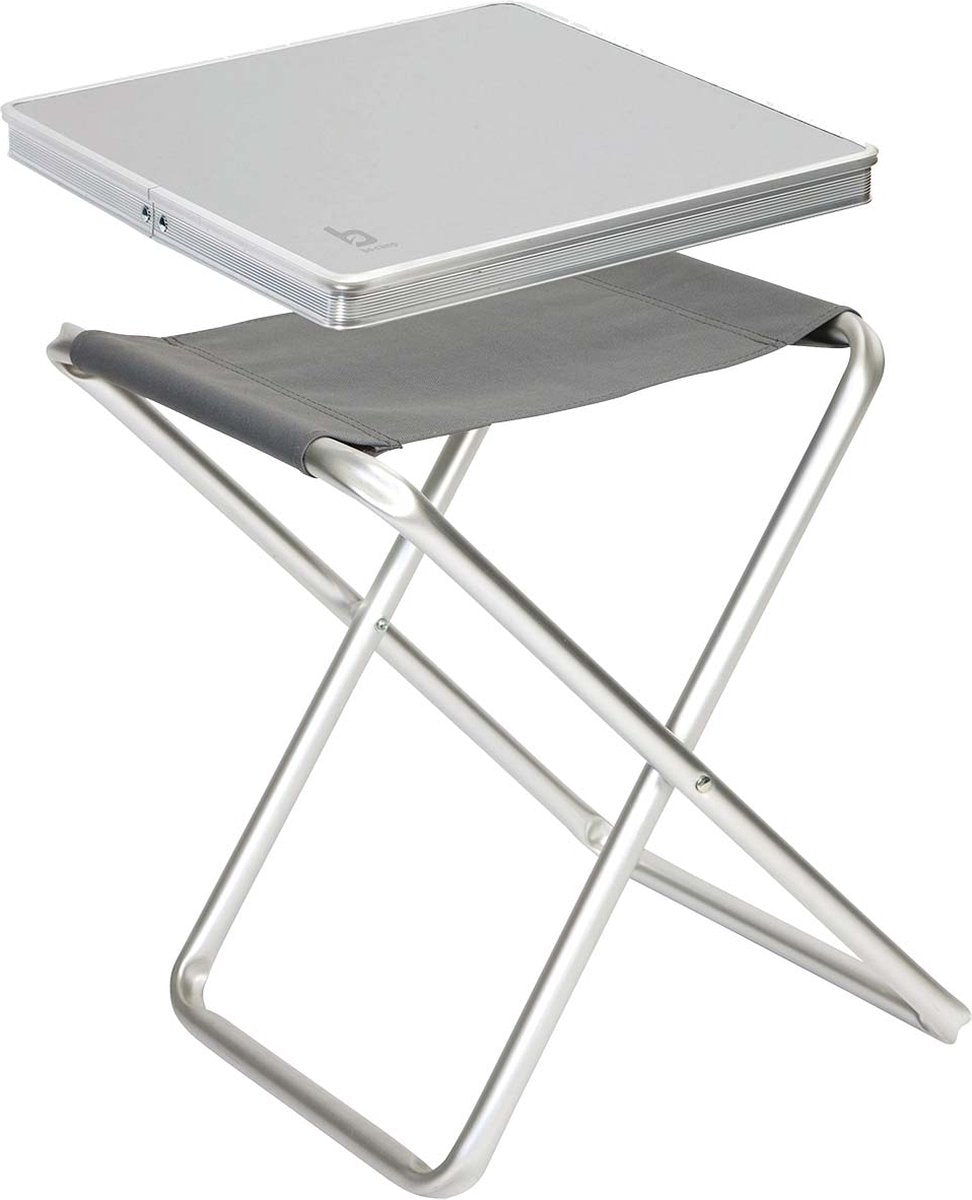 Bo-Camp - Hocker + Regal - faltbar - Grau