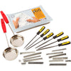 Zinnguss in Ton, 1 Set