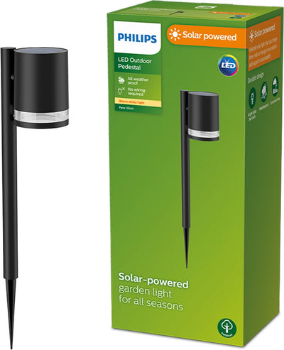 Philips LED Philips Fyce Sockellampe mit Spieß – Schwarz