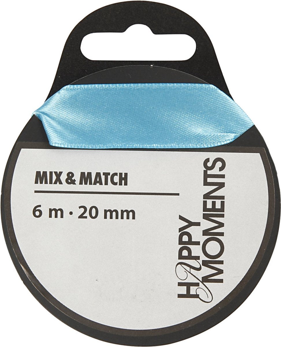 Creativ Company Satin Ribbon Hellblau, 15m
