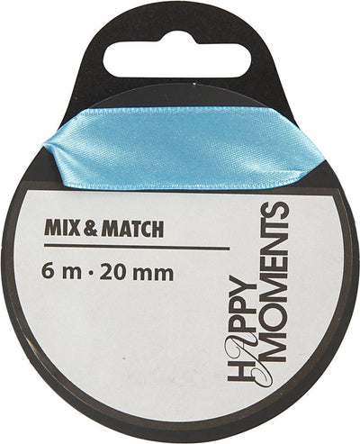 Creativ Company Satin Ribbon Hellblau, 15m