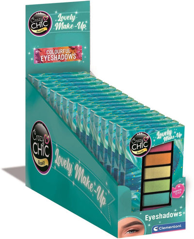 Clementoni Crazy Chic Lidschatten Tropical, 8dlg.
