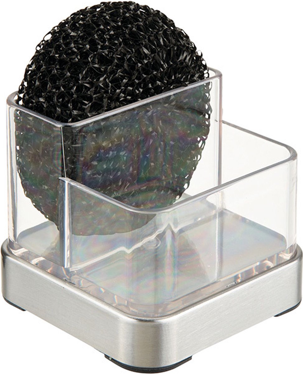 Idesign – Forma Scrub Hub – Kunststoff – transparent