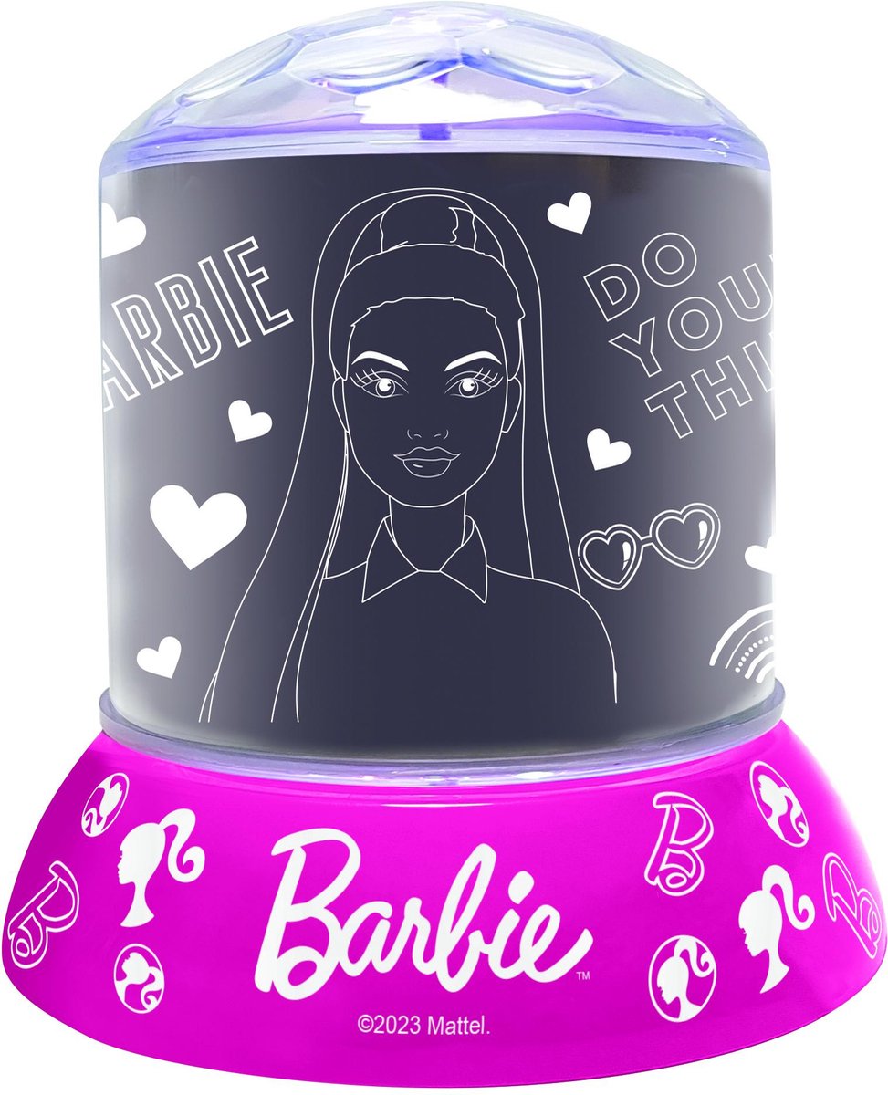 Lexibook Barbie Nachtlichtprojektor mit Lautsprecher