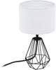 Eglo Carlton 2 Tischleuchte – E14 – 30,5 cm – Schwarz und Weiß