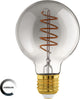 Eglo LED-Lampe - E27 - ø 9,5 cm - G95 - Rauch - 2000k - dimmbar