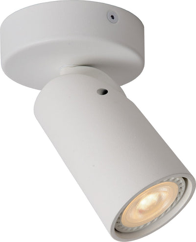 Lucide Xyrus - Deckenstrahler (Deckenleuchte) - ø 9 cm - LED dimmen bis warm - GU10 - 1x5W 2200K 3000K - Weiß