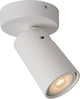 Lucide Xyrus - Deckenstrahler (Deckenleuchte) - ø 9 cm - LED dimmen bis warm - GU10 - 1x5W 2200K 3000K - Weiß