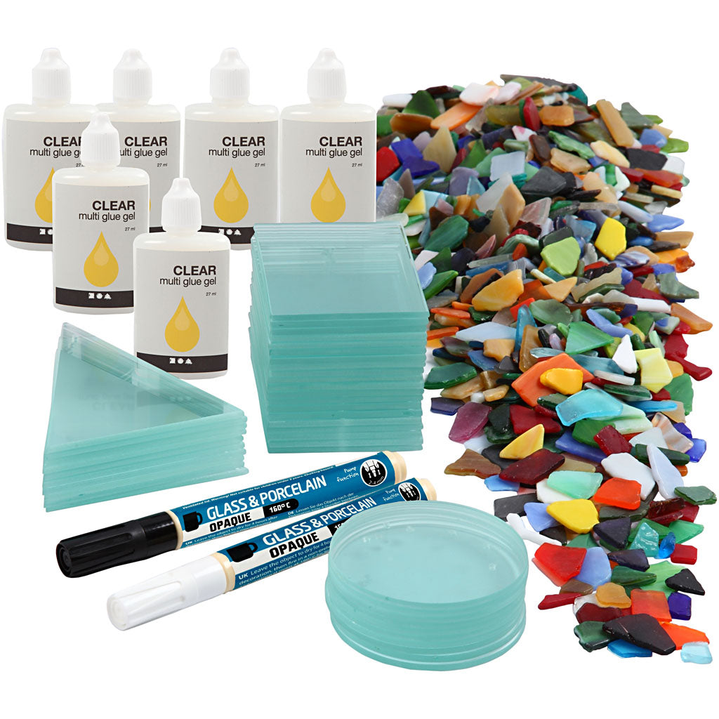 Creativ Firmengruppe Set Mosaikanhänger, 40 Stück, 1 Set