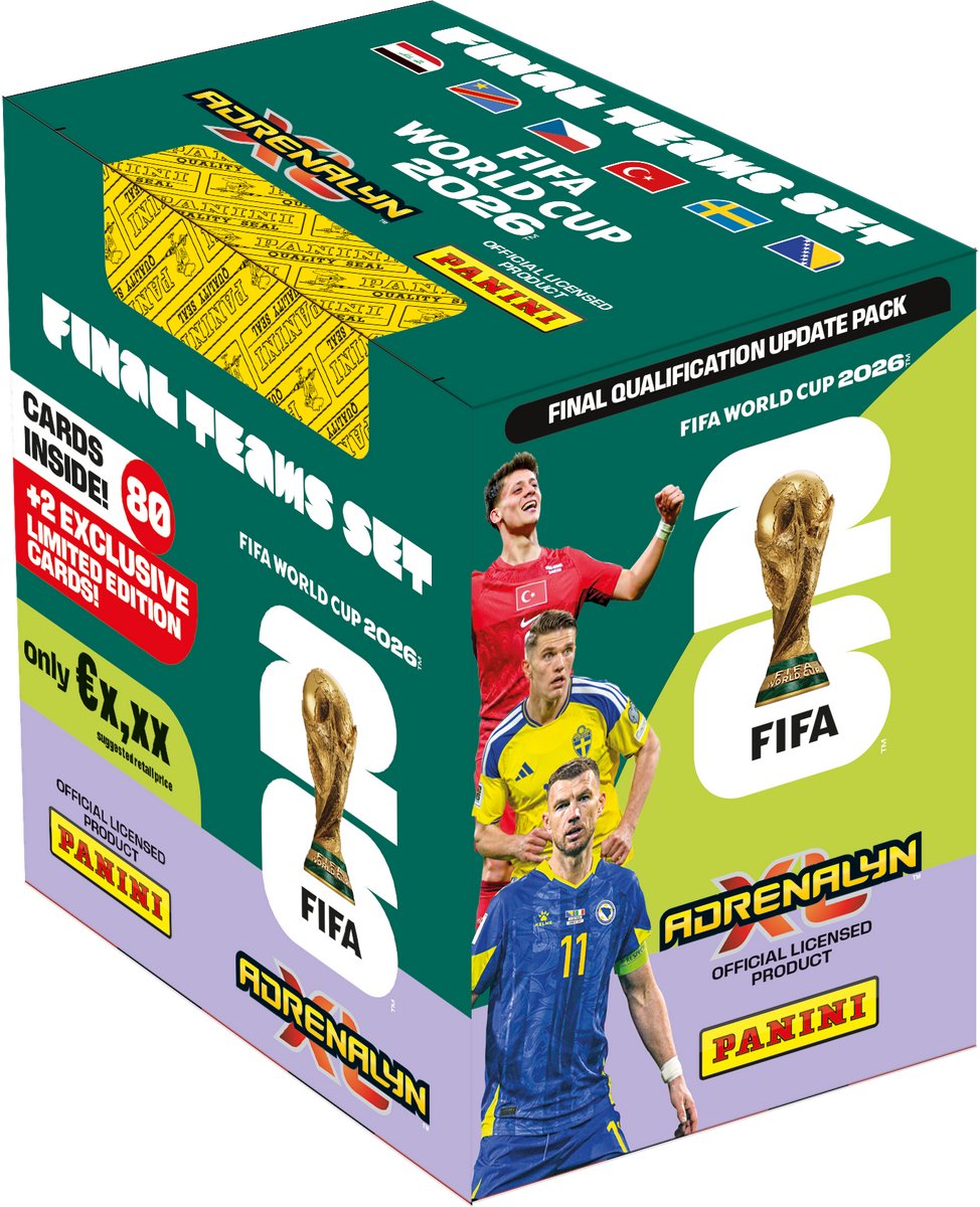 Panini – Adrenalyn XL Fifa World Cup 2026 – Komplettierungsbox