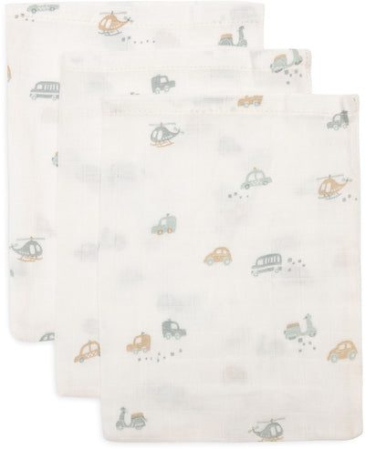 Jollein Baby Hydrophiler Waschlappen 15x20cm – Babywaschlappen – unterwegs – 3 Stück