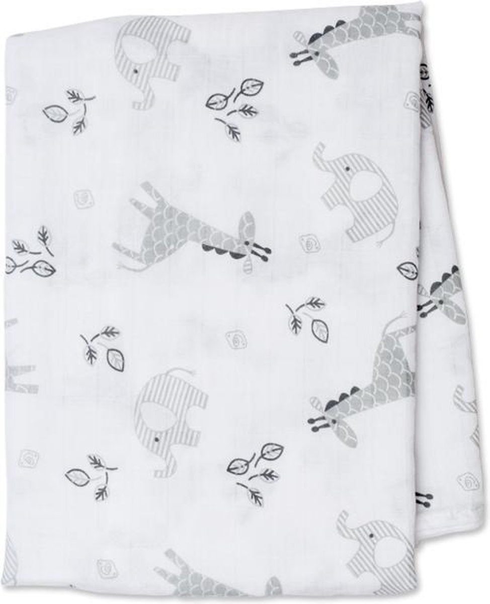 Lulujo - Musselintuch - Pucktuch - Baumwolle - 120x120 cm - Afrika