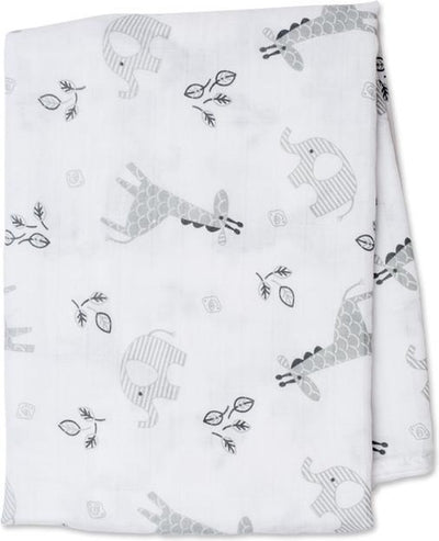 Lulujo - Musselintuch - Pucktuch - Baumwolle - 120x120 cm - Afrika