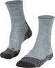 Falke TK2 Melange Anti-Blister Wandersocken aus dickem Woll-Funktionsmaterial Damen Blau - Größe 39-40