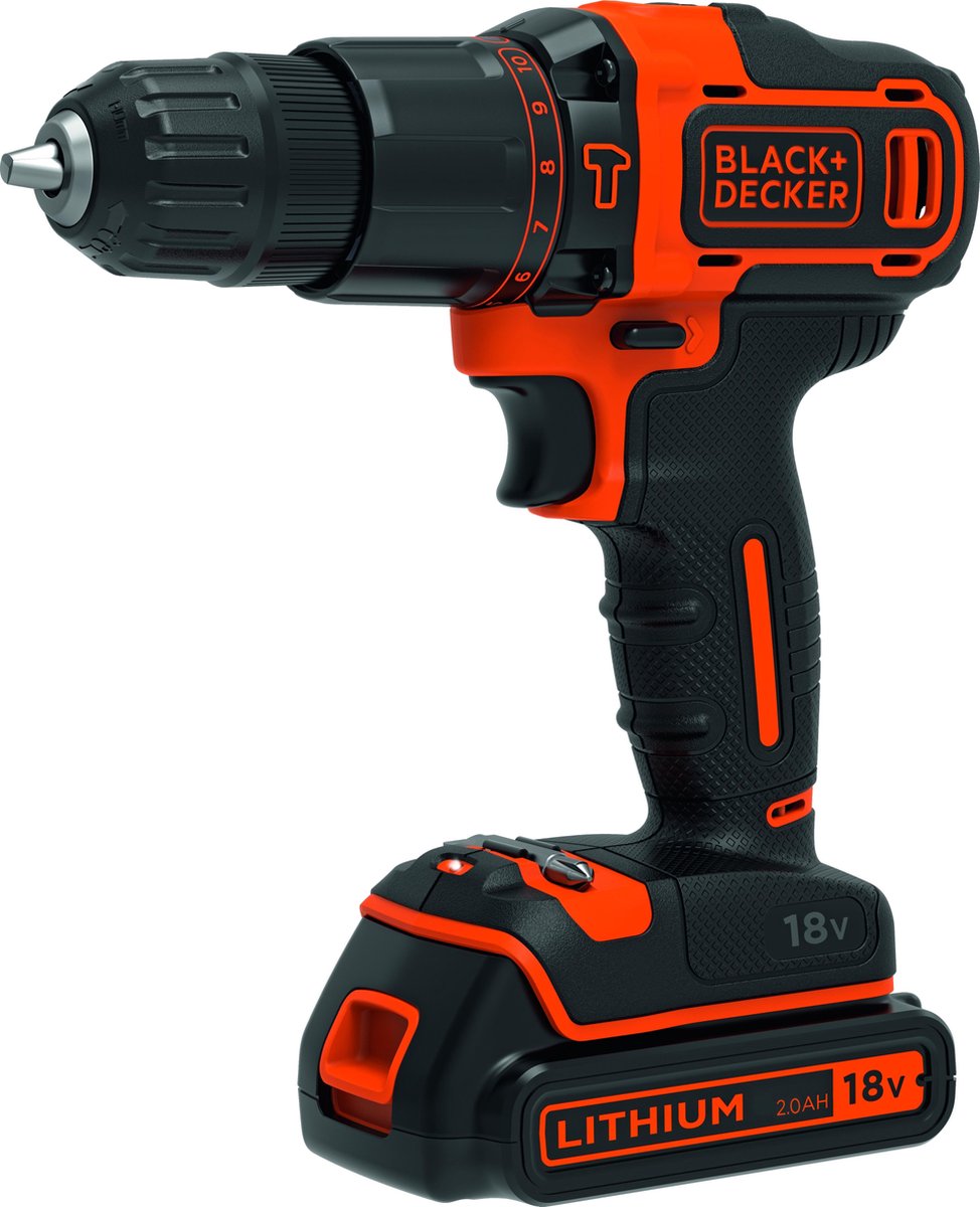 Black+Decker BDCHD18K-QW Akku-Schlagbohrschrauber – 1,5 Ah