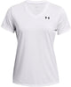 Under Armour Tech SSV – Solid-Wht Damen-Sportshirt – Weiß – Schwarz