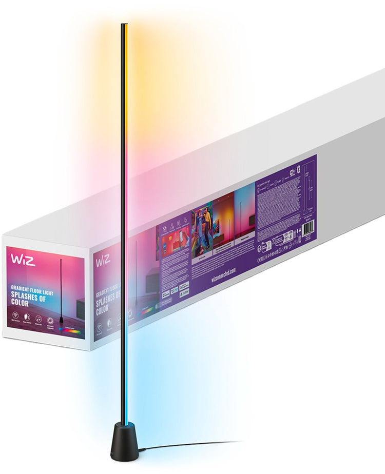 Wiz Stehleuchte mit Farbverlauf – Unterhaltung – RGB: mehrere Farben gleichzeitig – einfache Installation – 140 cm