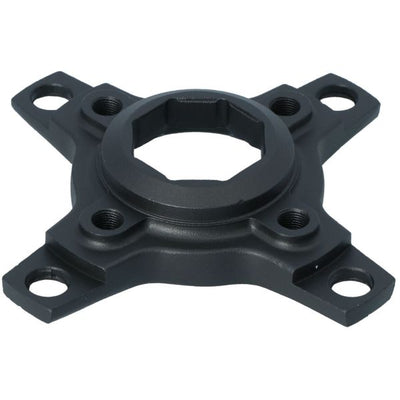 Miranda Kurbelspinne 58 mm 104 mm Brose 4 Arm Alu schwarz