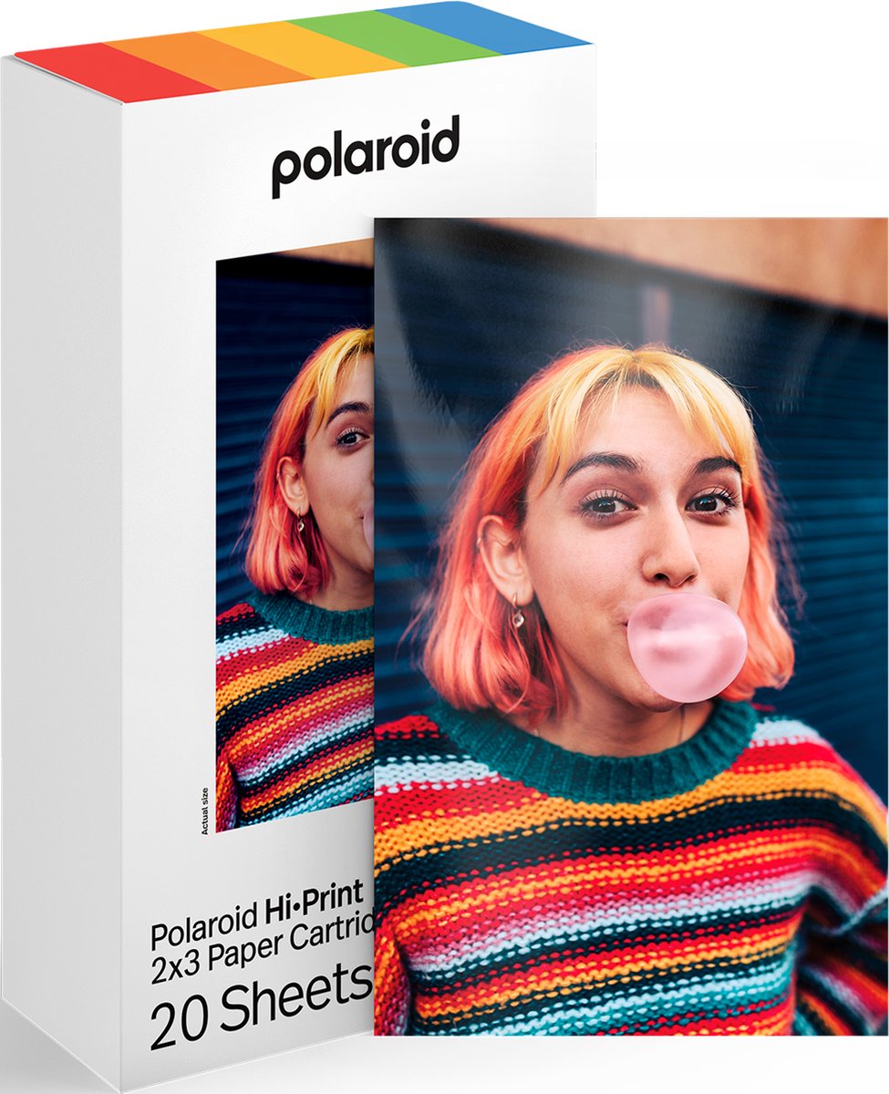 Polaroid Hi-Print 2x3 Kartenrippe - 20 Blätter