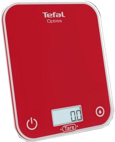 Elektronische Küchenwaage von Tefal – Display mit Hintergrundbeleuchtung – Kapazität 5 kg – Himbeere – bc50u3v0