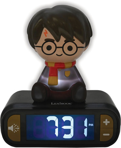 Lexibook Digitalwecker mit Harry Potter 3D-Nachtlicht und Soundeffekten