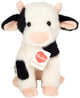 Teddy Hermann Hermann Teddy Stofftier Kuh - weicher Plüschstoff - Premium Kuscheltiere - Schwarz und Weiß - 25 cm - Bauernhoftiere