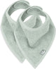 Jollein Lätzchen Bandana Aschegrün (2er Pack)