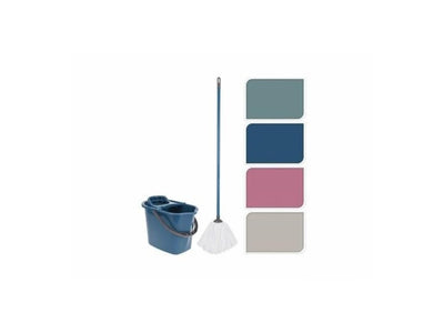 Ultra Clean Moppset Mopp + Stiel und Auswringeimer 10 Liter