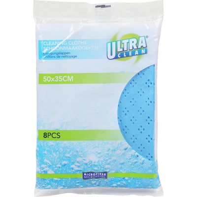 Ultra Clean Mikrofaser-Reinigungstücher 50x35cm 8x