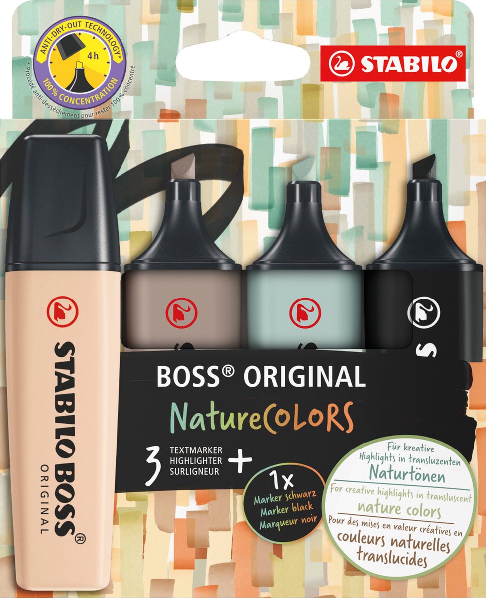 Stabilo -Chef Naturecolors Penny Marker, 4st.