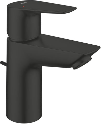 Grohe Start Edge S-Size Waschtisch-Mischbatterie – mit Ablaufgarnitur – bleifrei (null) – mattschwarz