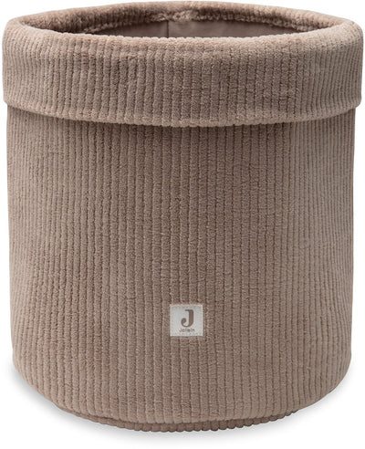 Jollein Aufbewahrungskorb – 14 x 18 cm – wolkige Rippe – Milchkaffee