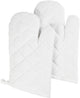 Creativ Company Ofenhandschuh, Größe 18x28 cm, 145 gr, weiß, 2 Stück 1 Box