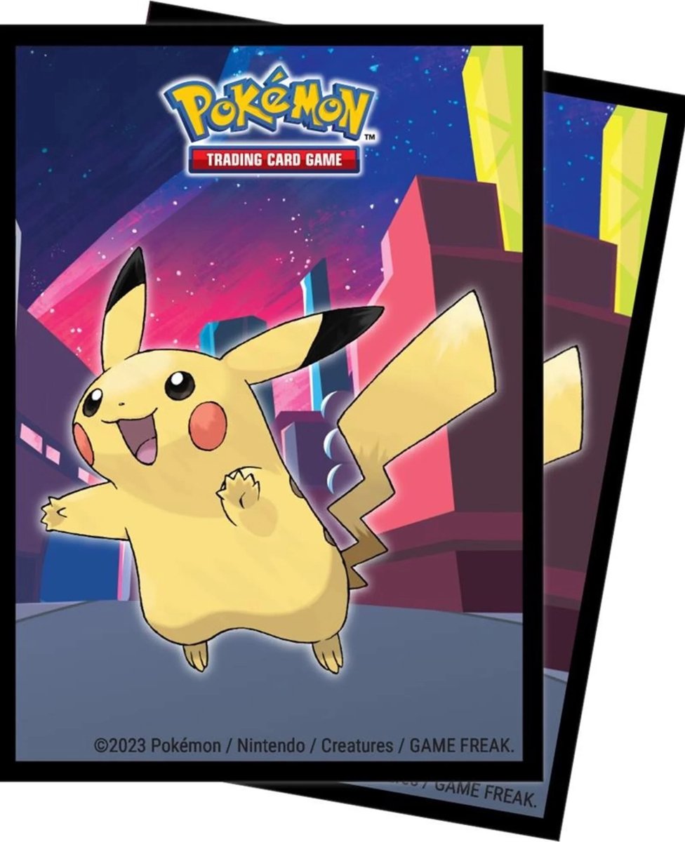 Ultrapro Ultra Pro – Pokémon TCG – Galerie-Serie – 65 Standard-Kartenhüllen – schimmernde Skyline (63 x 89 mm)