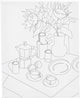 Creativ Company Malleinwand mit Druck, Frühstückstisch, D: 1,6 cm, Maße 24x30 cm, 360 gr, 1 Stück