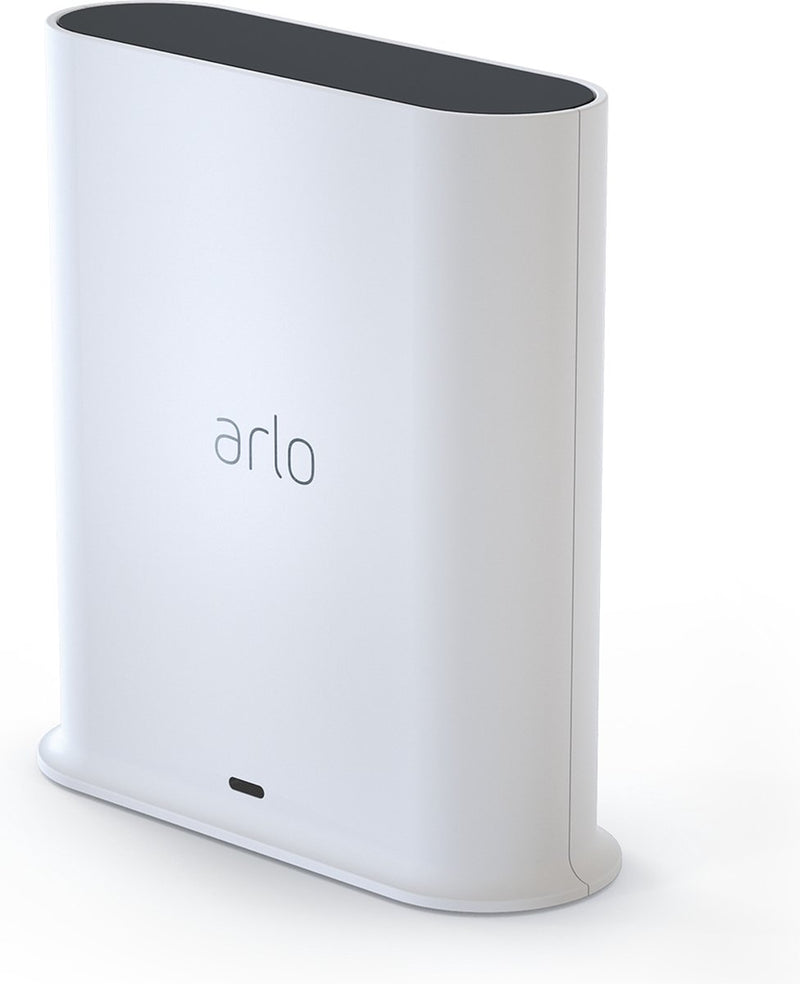 Arlo Ultra Smart Hub (weiß) – Smart Hub – zertifiziertes Zubehör – lokale Speicherung über Micro-SD-Karte, 2,4–5 GHz WLAN, Ethernet-Kabel, Apple Home Kit-Konnektivität – kompatibel mit Türklingeln, Kameras, Flutlichtern – VMB5000-100eus