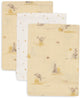 Jollein hydrophiles Mundtuch – 15 x 20 cm – Kangaroots – 3 Stück