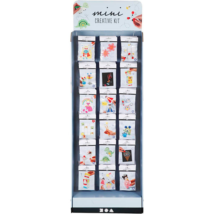 Creativ Company Mini-Kreativsets, H: 1500 mm, B: 580 mm, weiß, 108 Set 1 Box