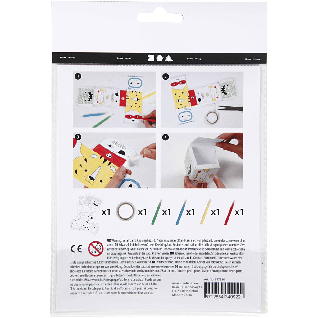 Creativ Company Mini-Kreativset, Monster und Roboter, 1 Box