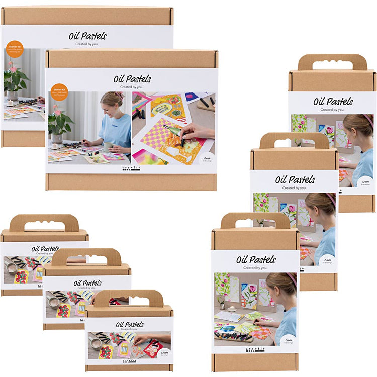 Creativ Firmenvorstellungspaket, Ölpastelle, 8 Box 1 Box