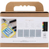 Creativ Company Mini-Hobby-Set Ölpastell, Grau, Weiß, 1 Box