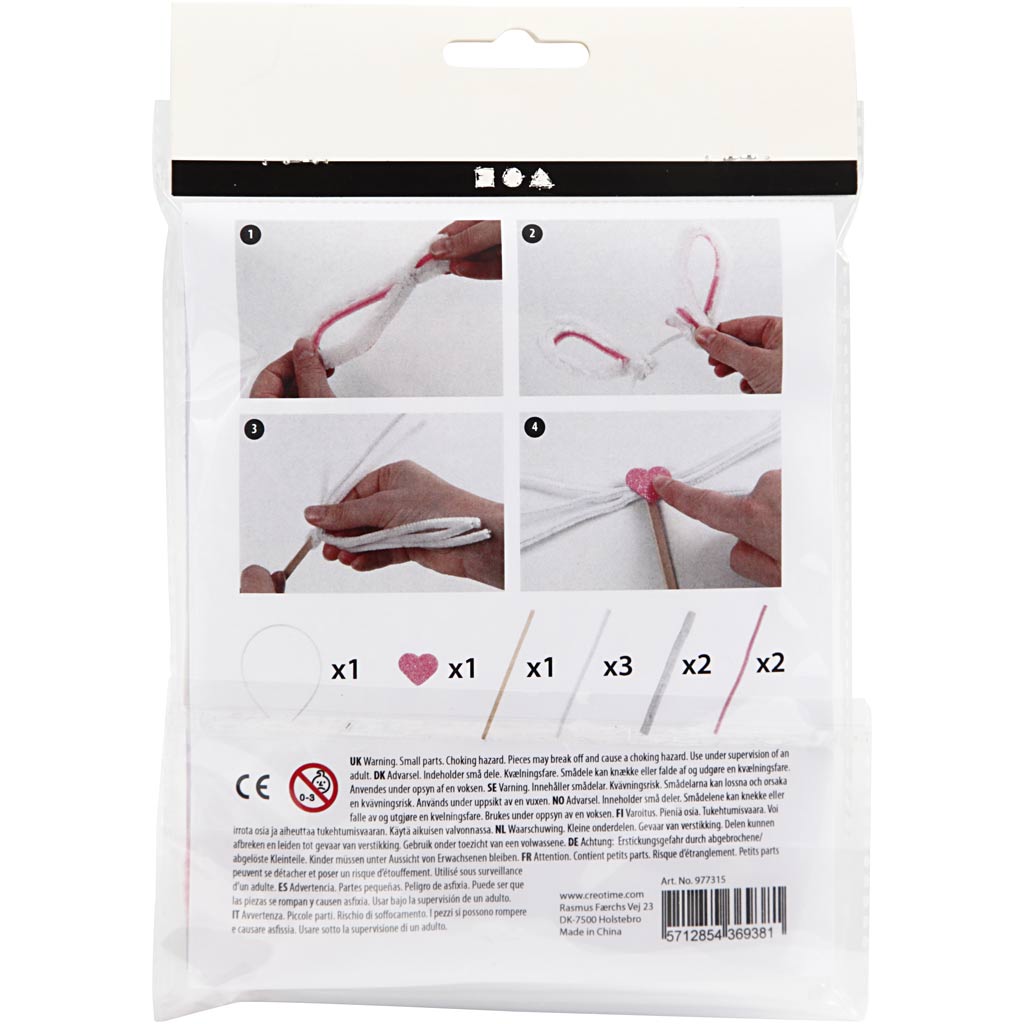 Creativ Company Mini-Hobby-Set, Haarnadel-Set, 1 Box