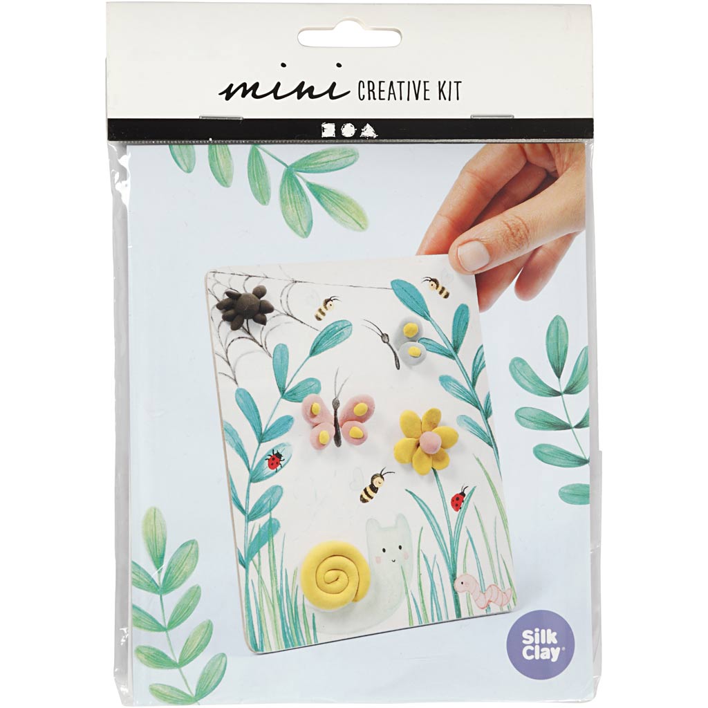 Mini-Kreativset aus Seidenton, 3D-Bild, 1 Box