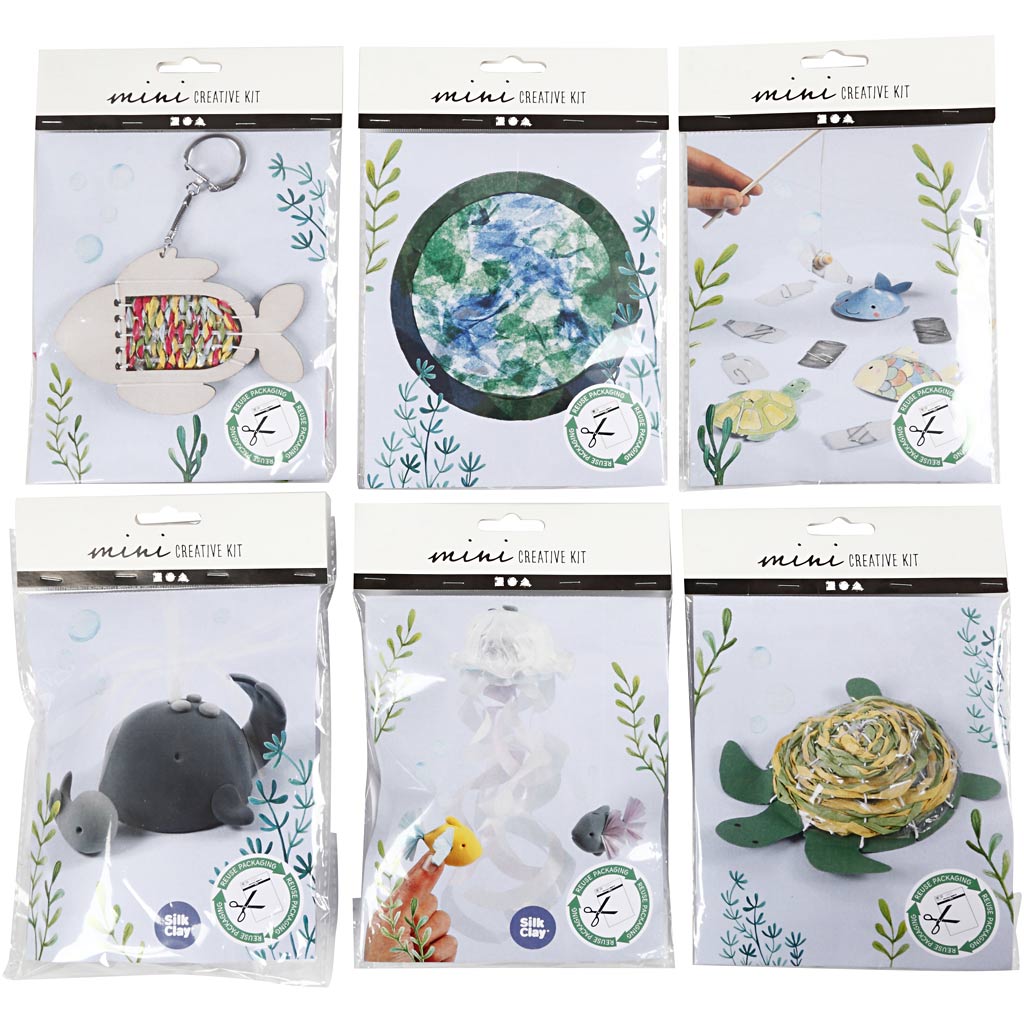 Creativ Company Mini-Hobby-Set, 6 Set 1 Box