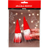 Creativ Company Kreativ-Mini-Set, Weihnachtszwerg, H: 12 cm, rot, 1 Box