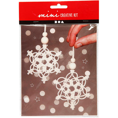 Mini Creative Kit Macrame Snowflake