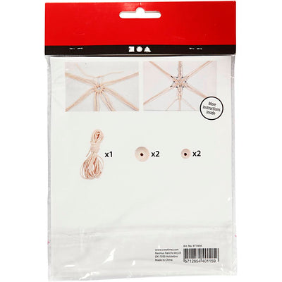 Mini Creative Kit Macrame Snowflake