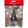 Creativ Company Mini-Hobby-Set, Weihnachtszwerg, H: 13 cm, Grau-Mix, 1 Box