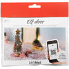 Creativ Company Mini-Hobby-Set Wichteltür, Weihnachtsbaum, 1 Box